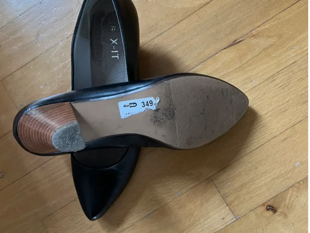 Billede 2 - Sorte sko (pumps) i læder
