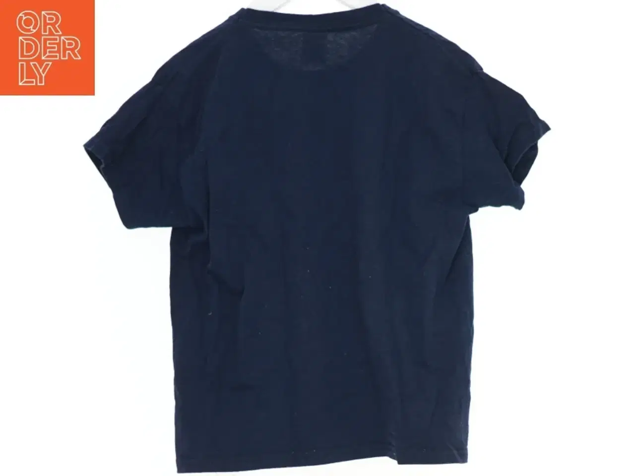 Billede 2 - Marineblå t-shirt med diskokugle-design fra Fruit of the loom (str. 116)