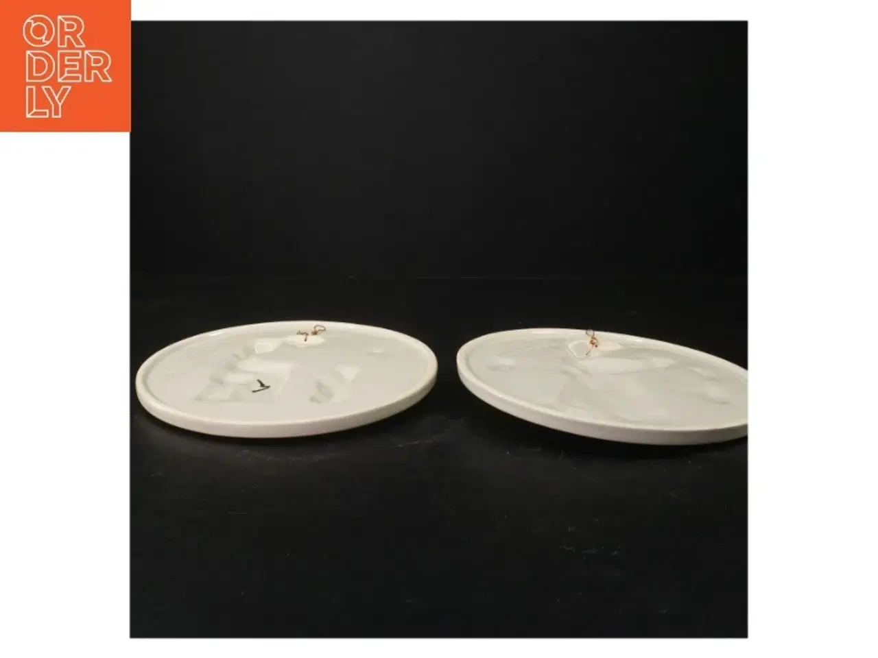 Billede 3 - Dekorative porcelænsplatter (str. Ø 18,5 cm)