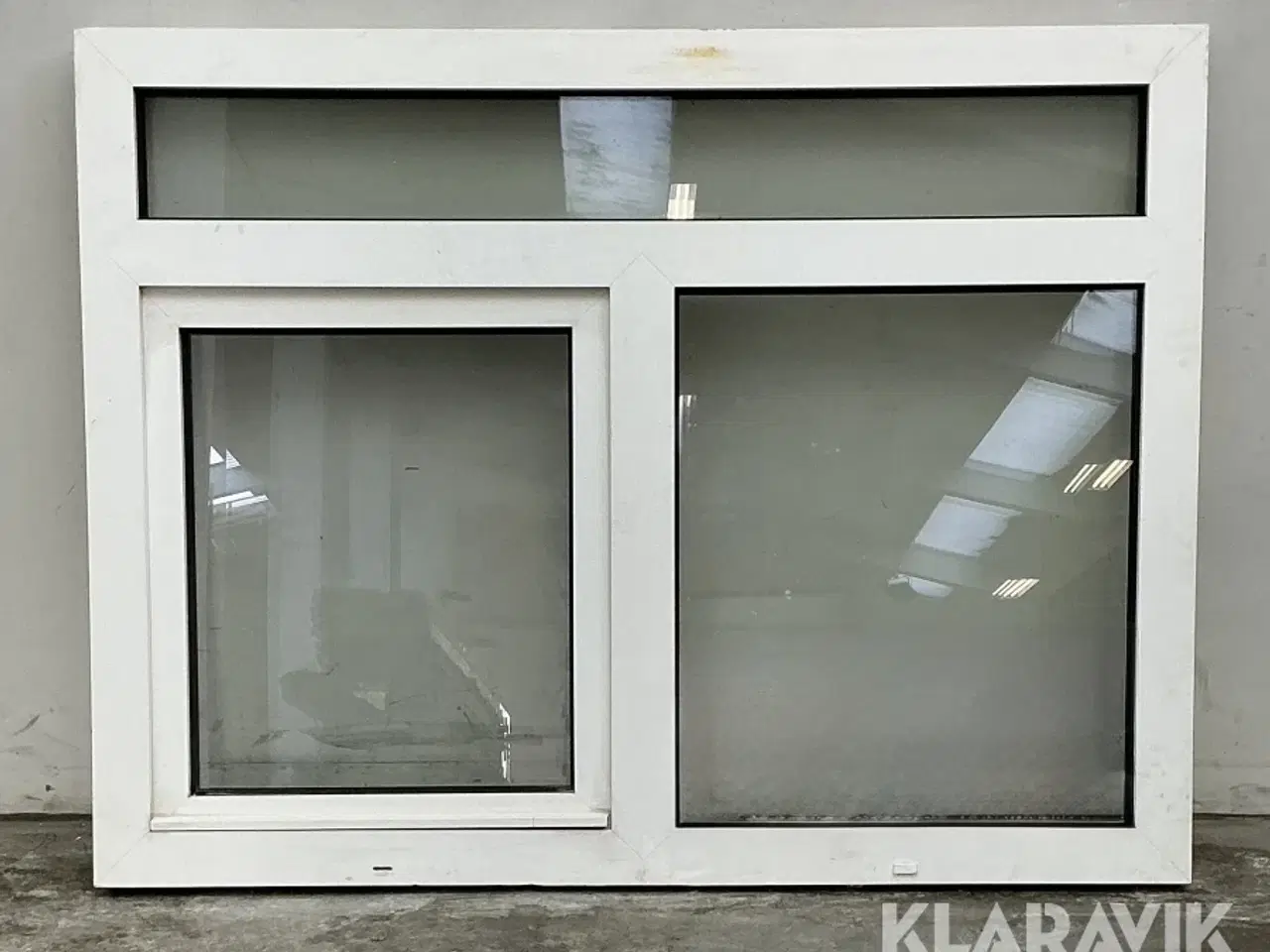Billede 7 - Vinduer Hvidbjerg plast 2 fag dreje kip fast karm 7 styk Hvidbjerg