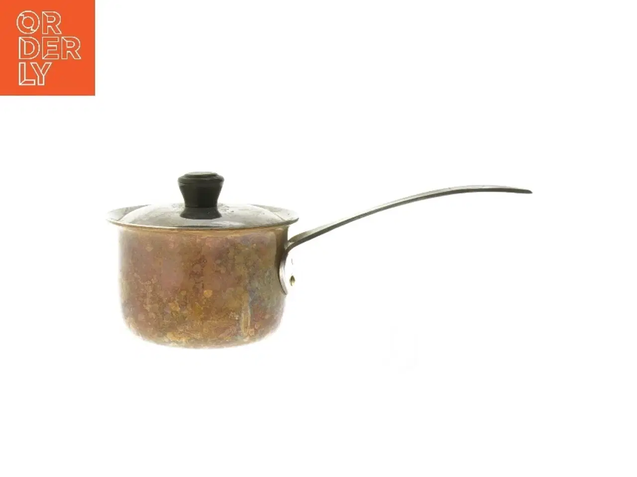 Billede 1 - Kobbersaucegryde med låg (str. Ø 10 cm)