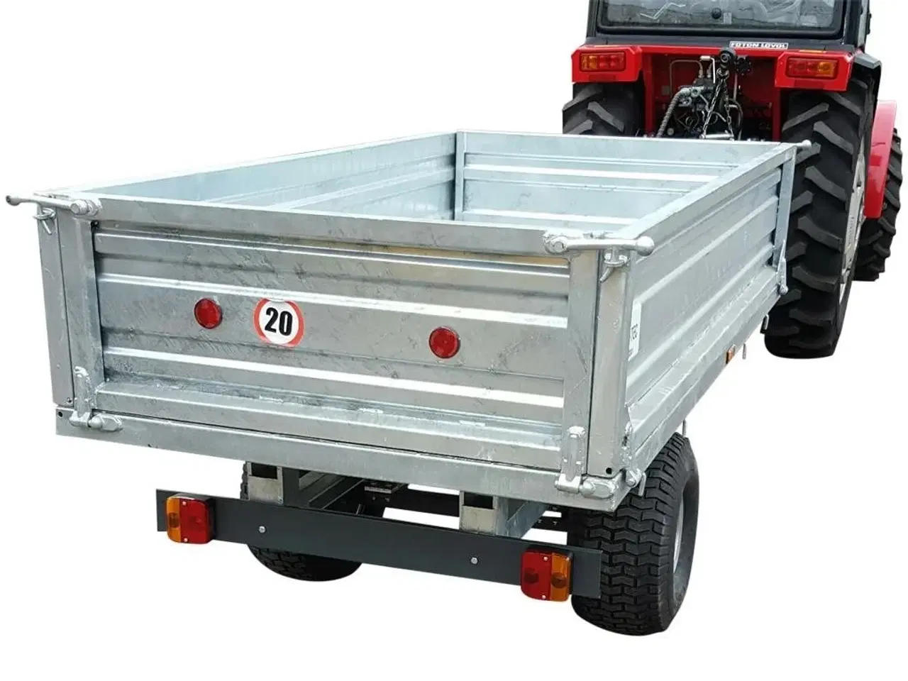 Billede 3 - DK-TEC Galvaniseret trailer 1.5 tons