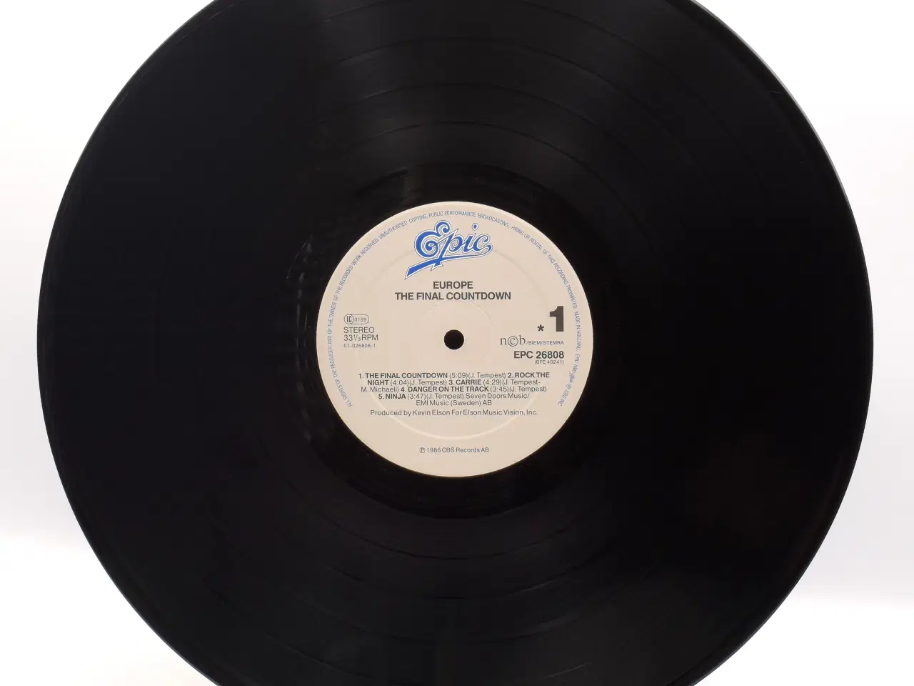 Billede 4 - Europe - The Final Countdown - SCAN 1986 (VG+/VG)