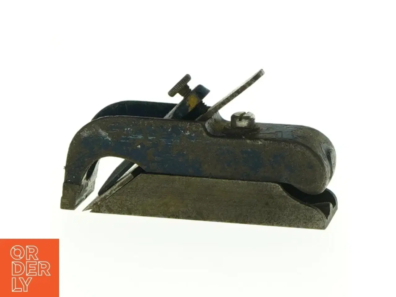 Billede 1 - Gammel høvl i metal (str. 10 x 3 cm)
