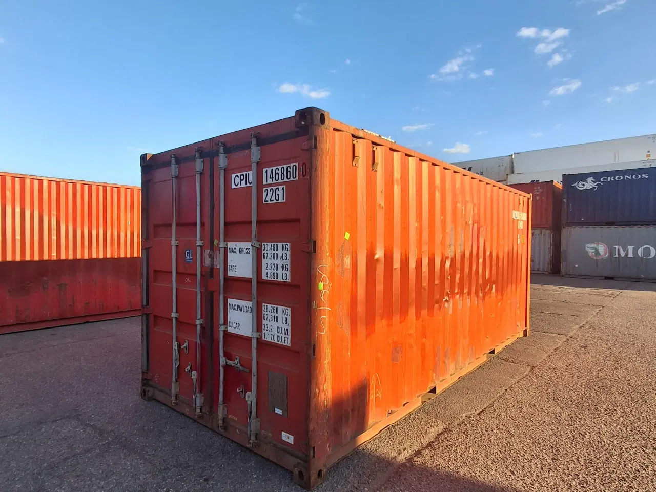 Billede 1 - 20' brugt container i Aarhus og København