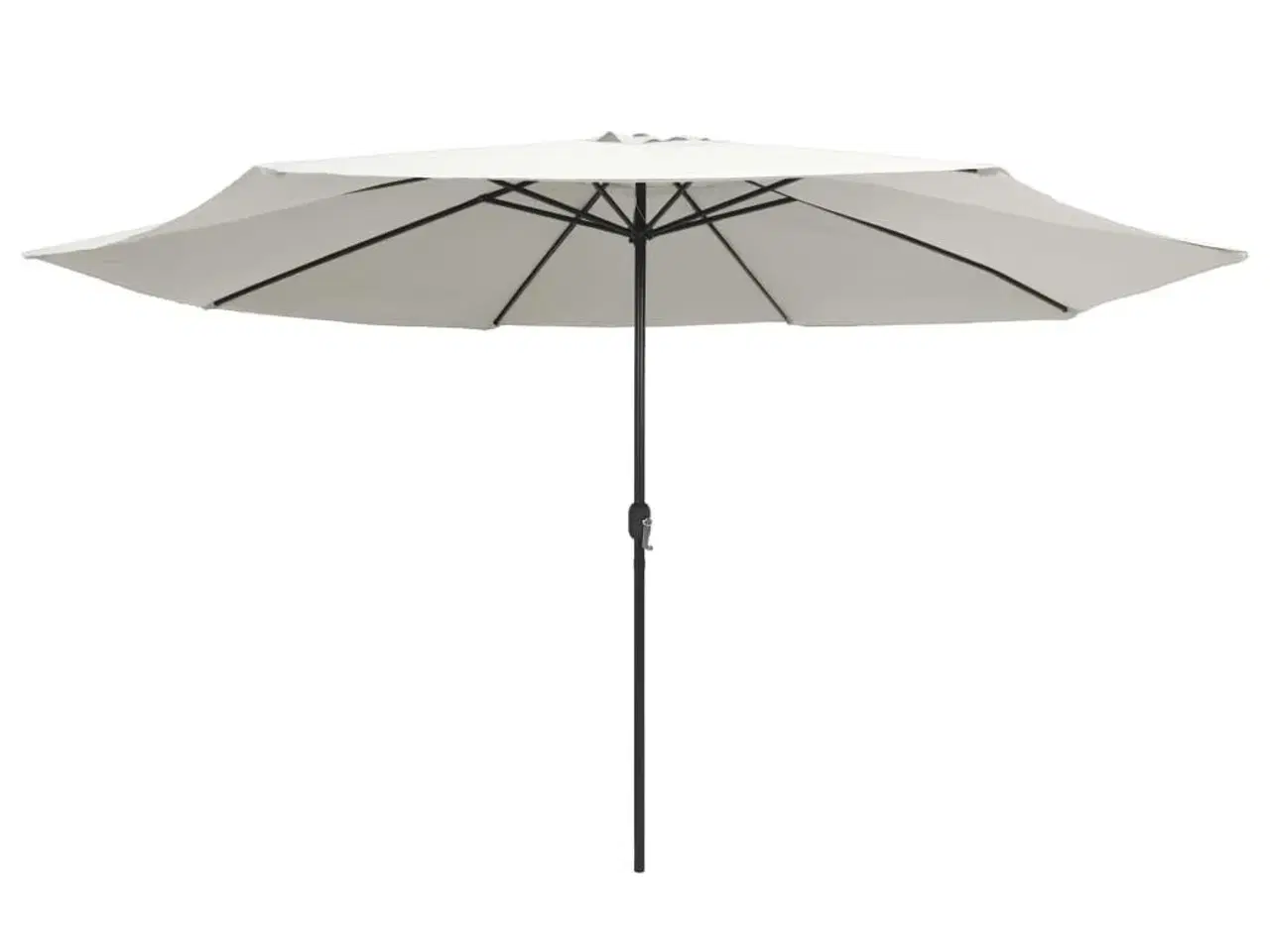 Billede 3 - Udendørs parasol med metalstang 400 cm sandfarvet