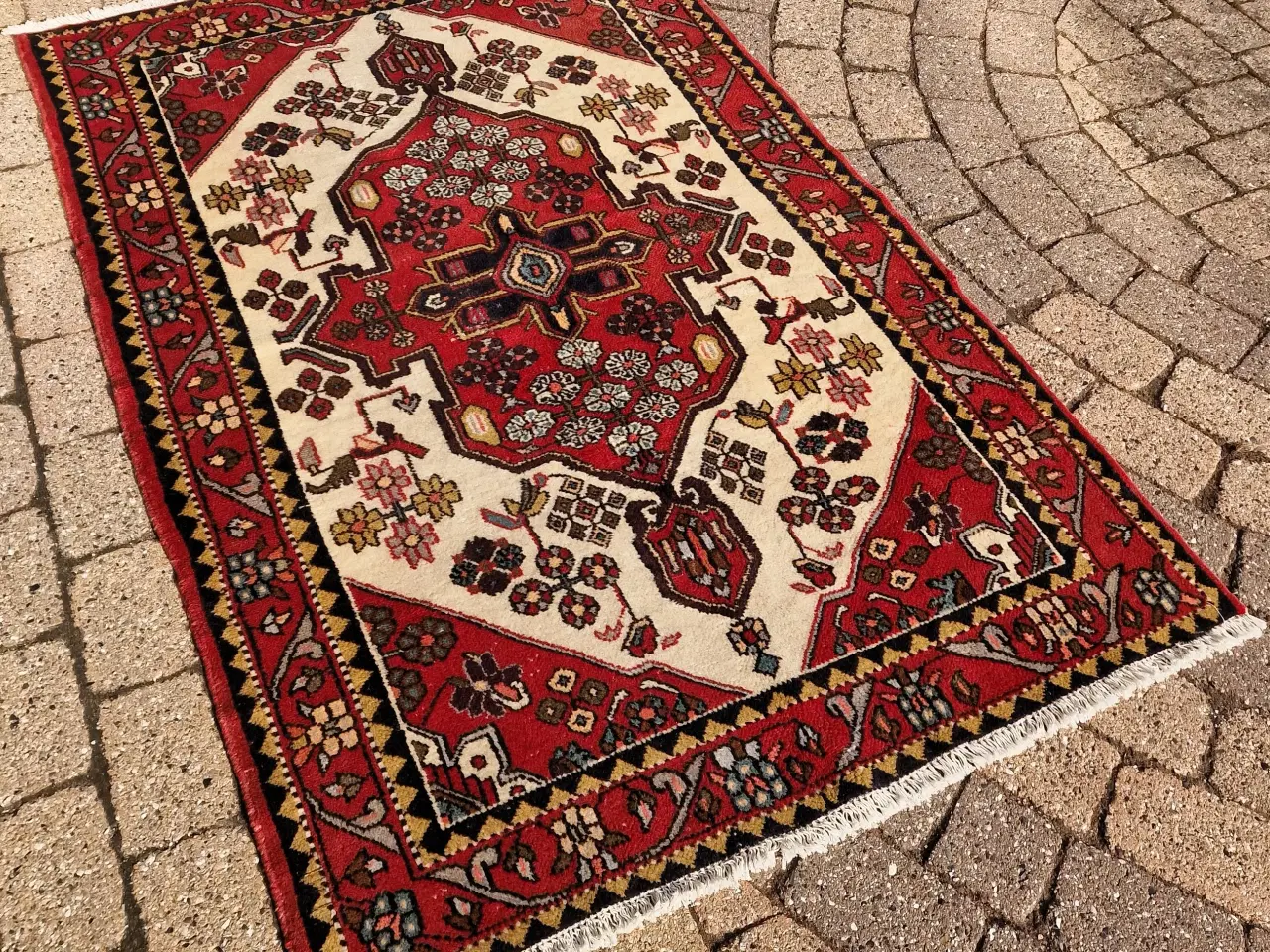 Billede 1 - Ægte persisk Hamadan tæppe.