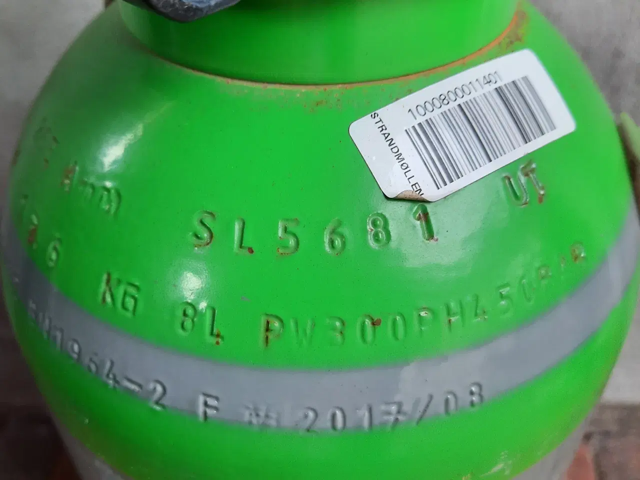 Billede 7 - ArgonMix / Blandgas Ejendomsflaske . 8L 300 bar