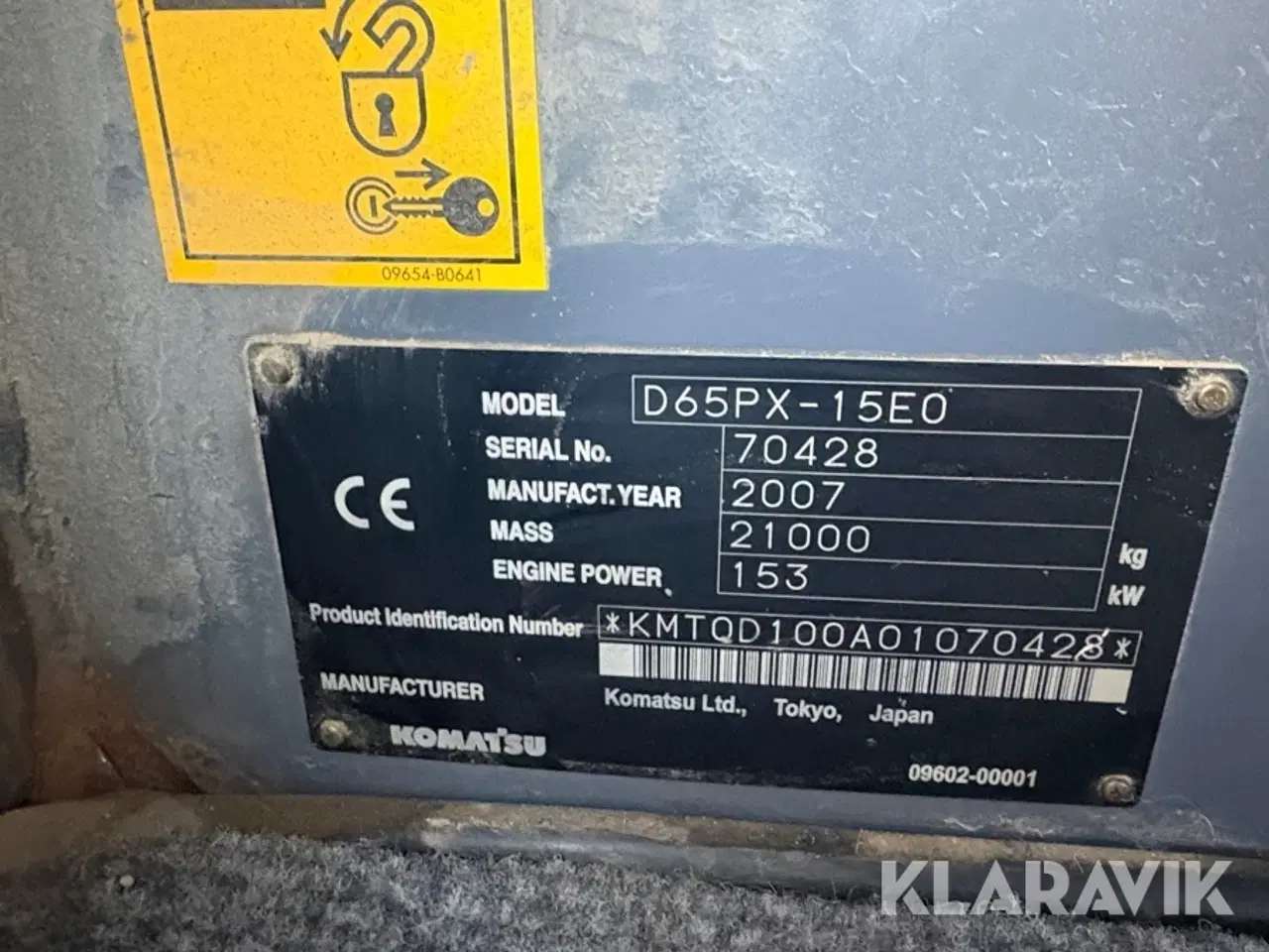 Billede 12 - Bulldozer Komatsu D65PX-15E0