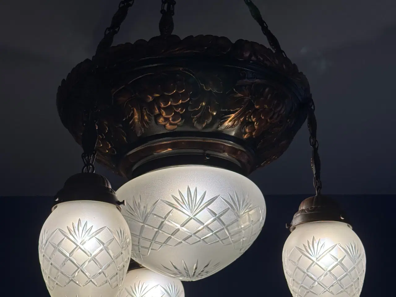 Billede 2 - Elegant antik design loftslampe