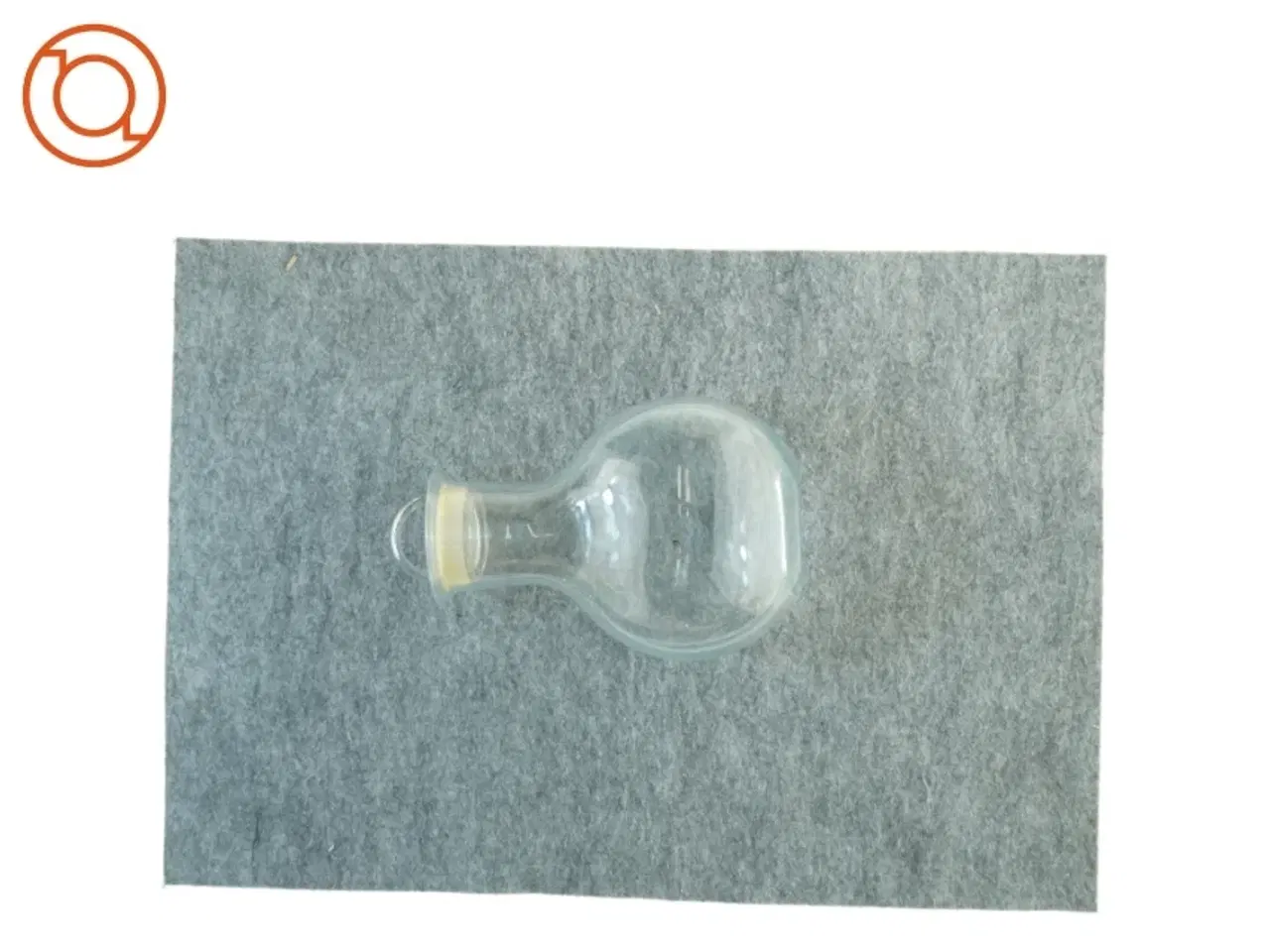 Billede 3 - Gennemsigtig glasvase (str. 25 x 9 x 16 cm)