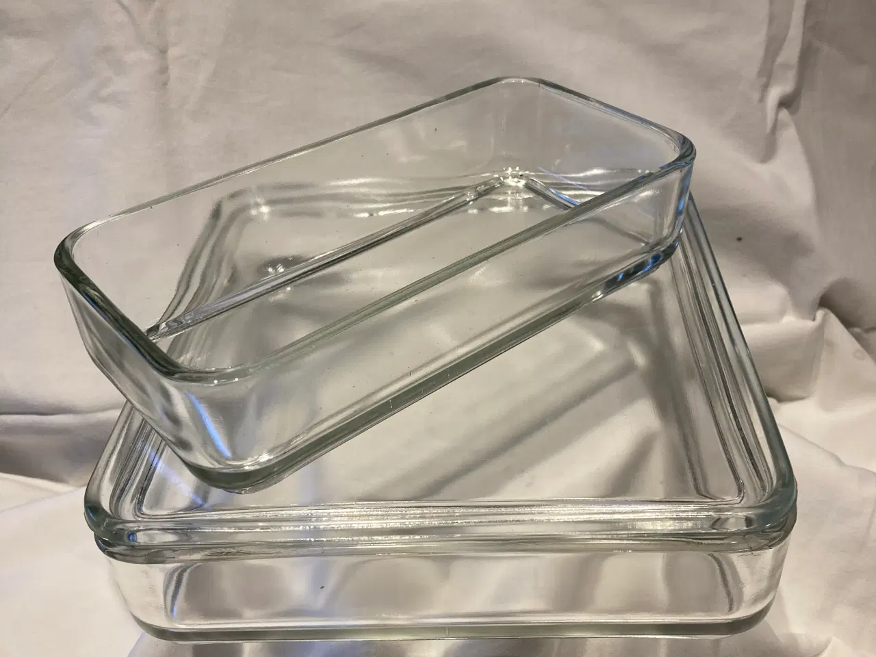 Billede 1 - Holmegård kubus opbevaringsglas