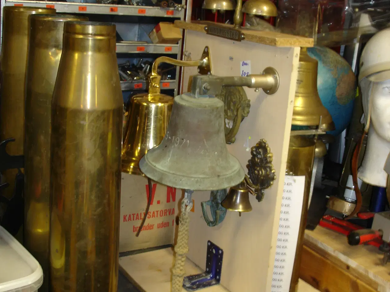 Billede 1 - Skibsklokker/Dørklokker/Klosterklokke/Dørhamre og 
