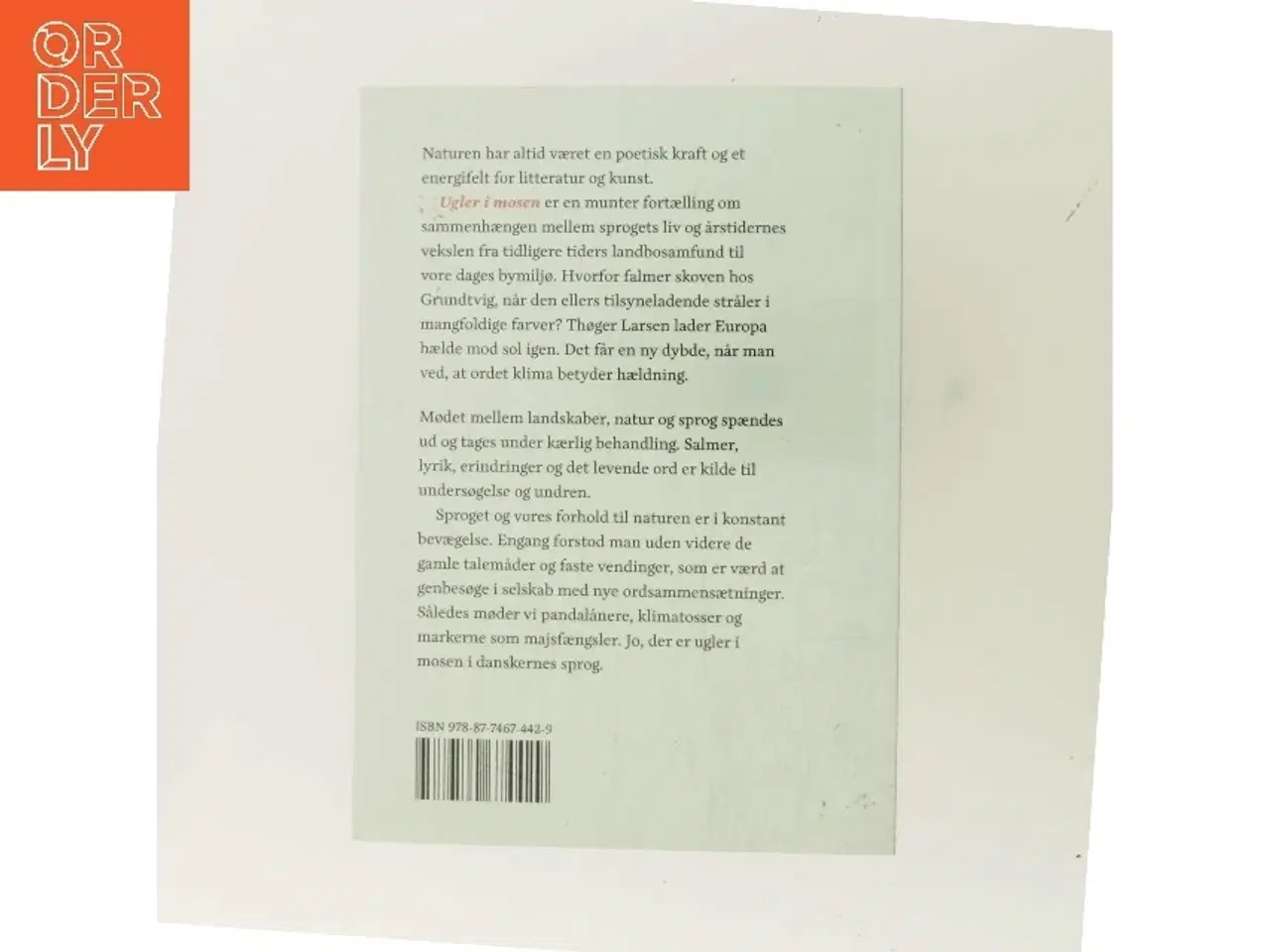 Billede 3 - Ugler i mosen : naturliv i sproget af Johs. Nørregaard Frandsen (Bog)