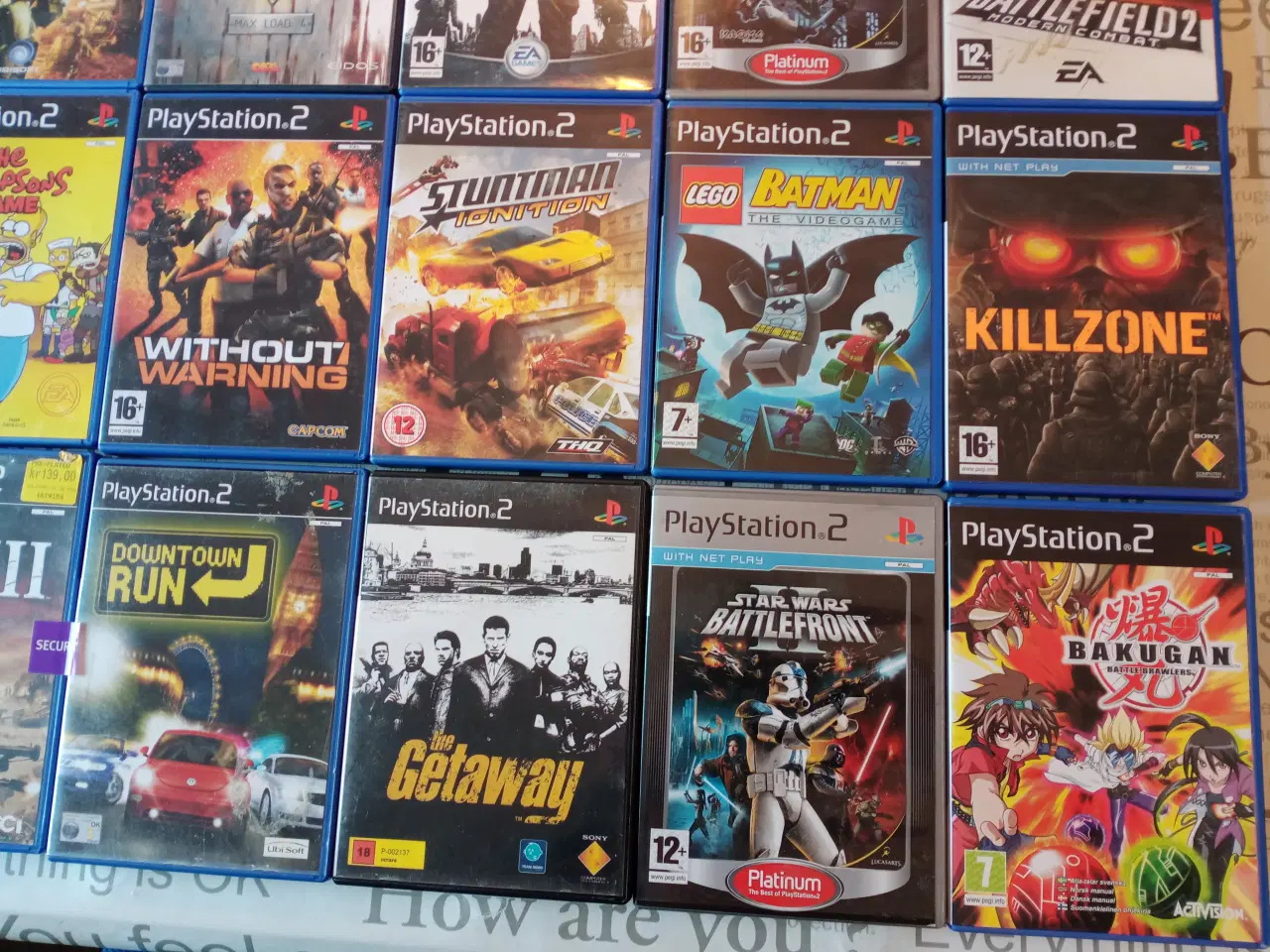 Billede 4 - 27 playstation ps2 spil + joystik