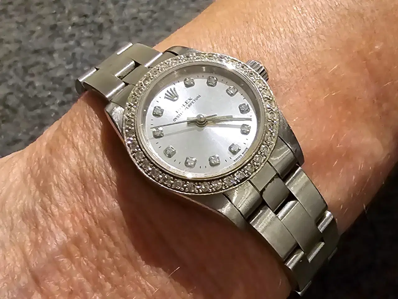 Billede 5 - Rolex Dameur med naturlige diamanter