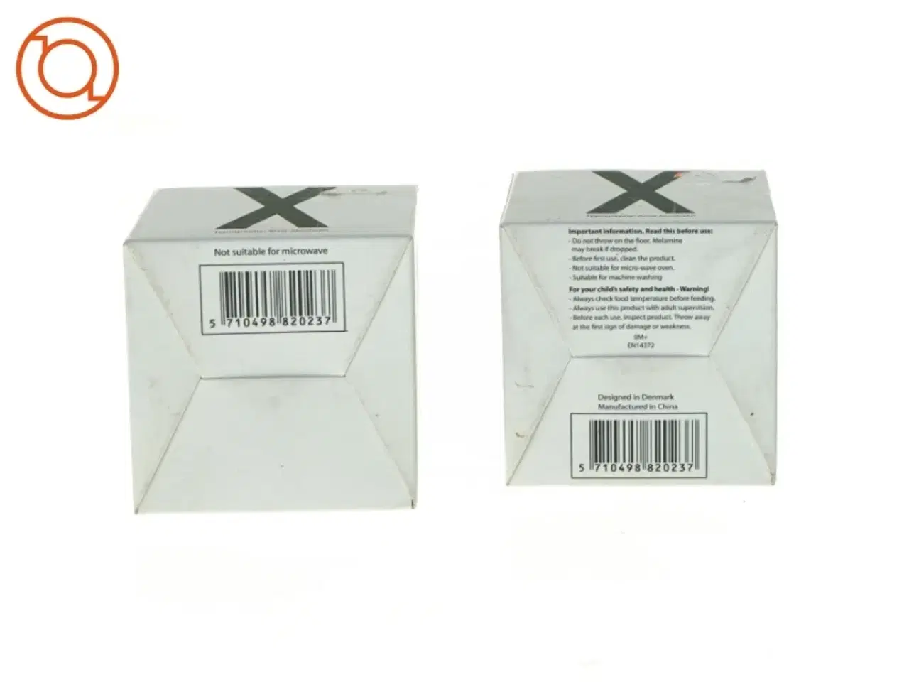 Billede 4 - Kop med X fra Design Letters (str. 7 x 7 cm)