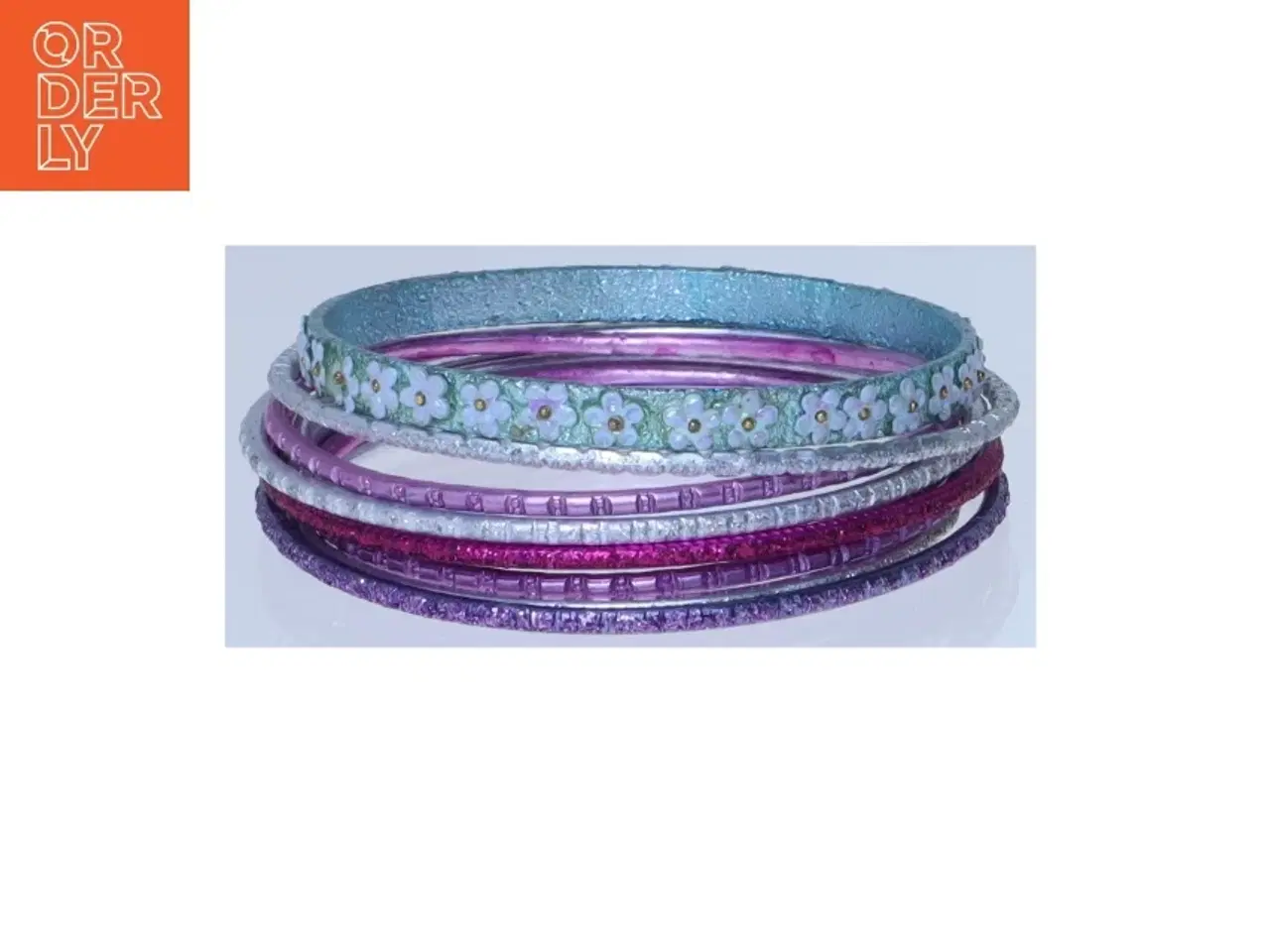 Billede 1 - Farverige armbånd (str. 6,5 cm)