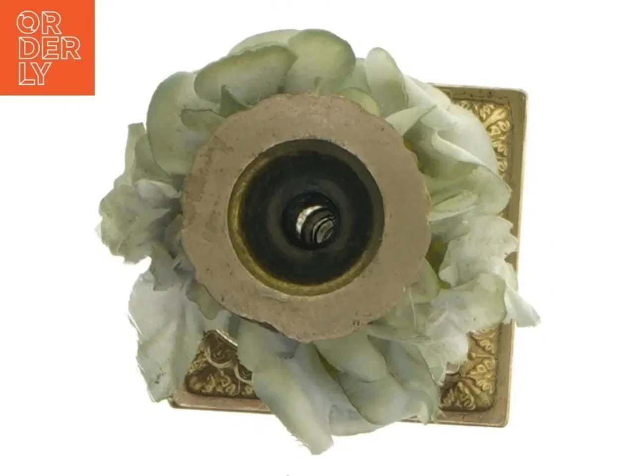Billede 4 - Dekorativ lysestage med blomsterdesign (str. 20 cm)