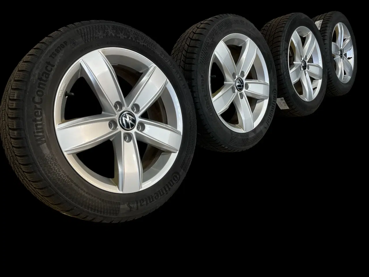 Billede 1 - 17 VW Passat 215/55r17 Ref.811 vinter