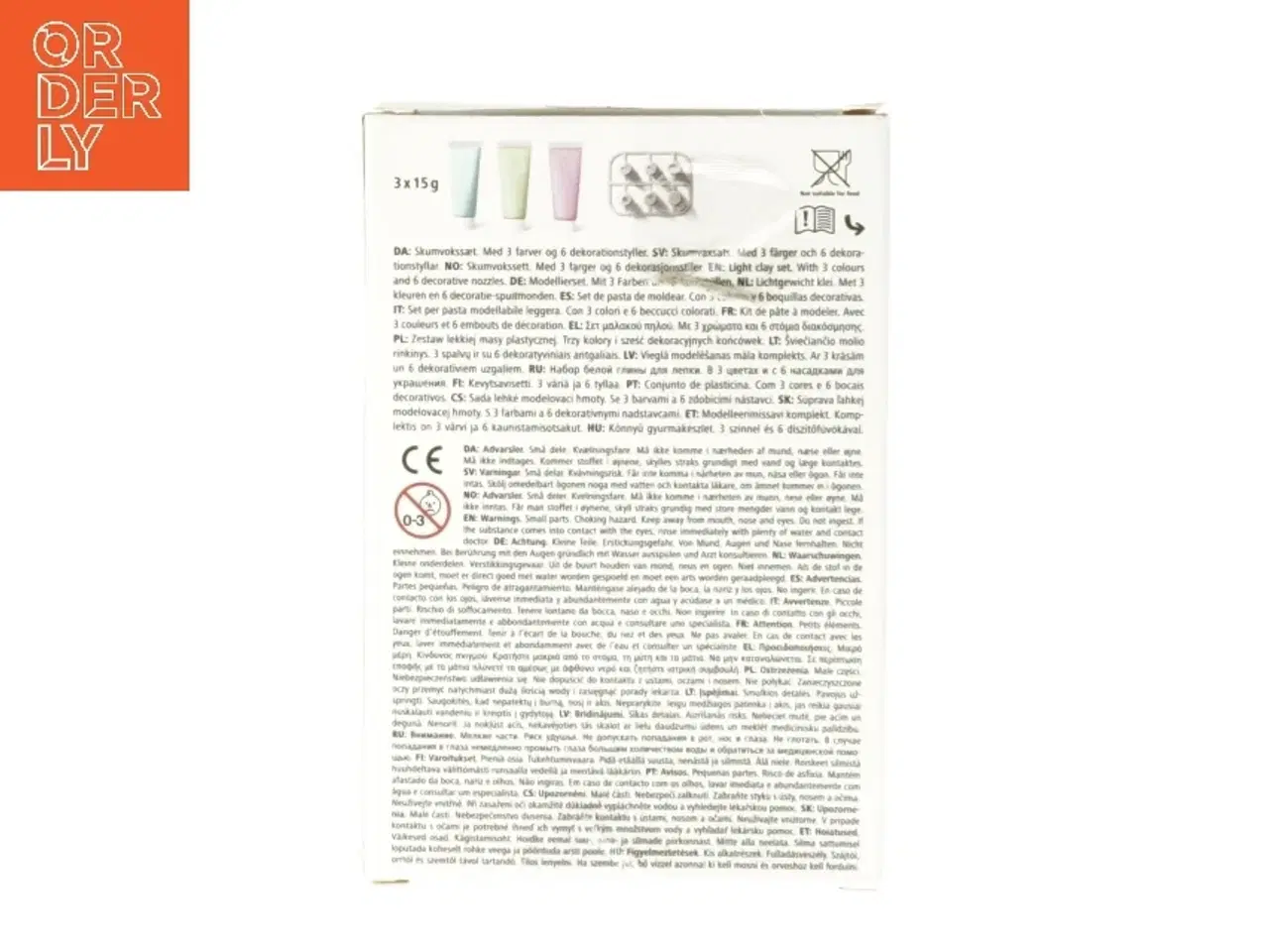 Billede 2 - Light clay set med farver og dyser fra Tiger