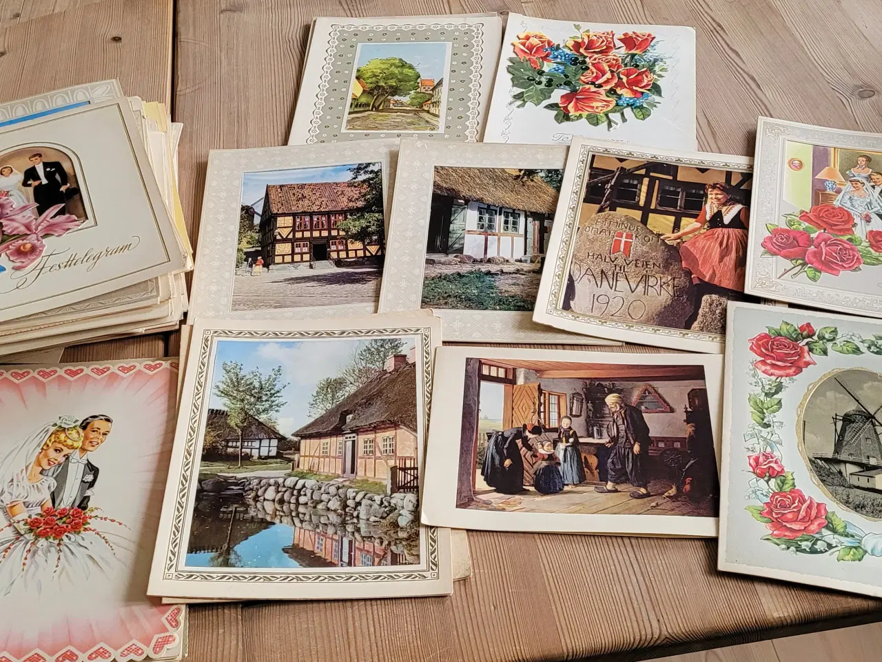 Billede 1 - Telegrammer fra bryllup 1961