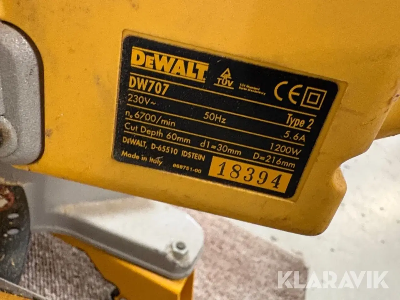 Billede 10 - Sav DeWalt DW707