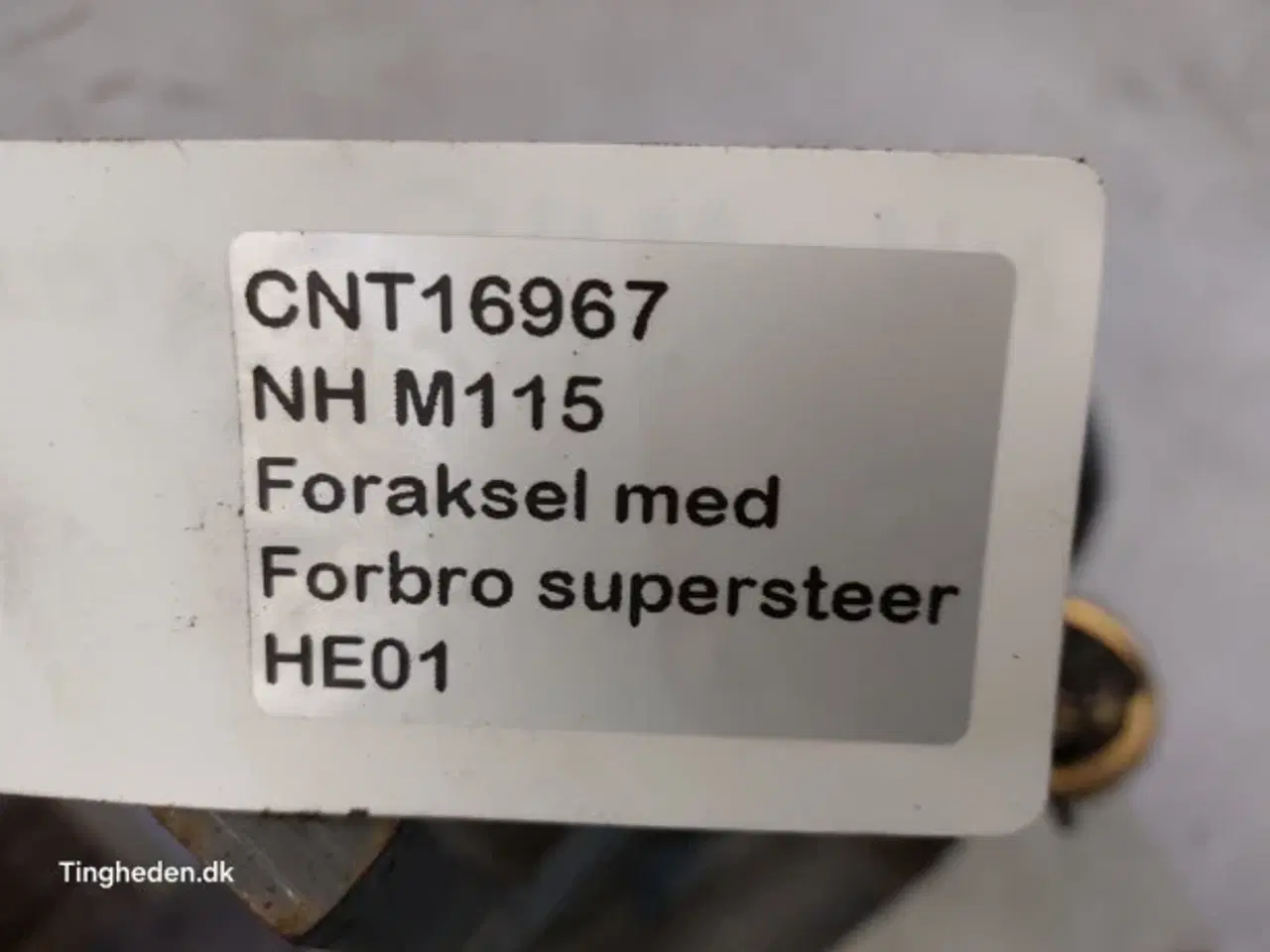 Billede 24 - New Holland TM120 Foraksel med Forbro Supersteer