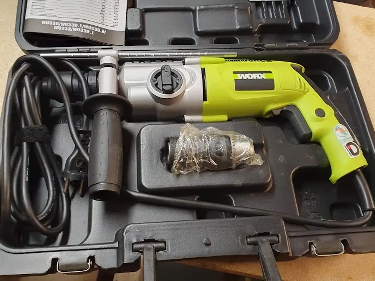Billede 1 - El slagbor / hammer mrk. Worx med 3 indstillinger.