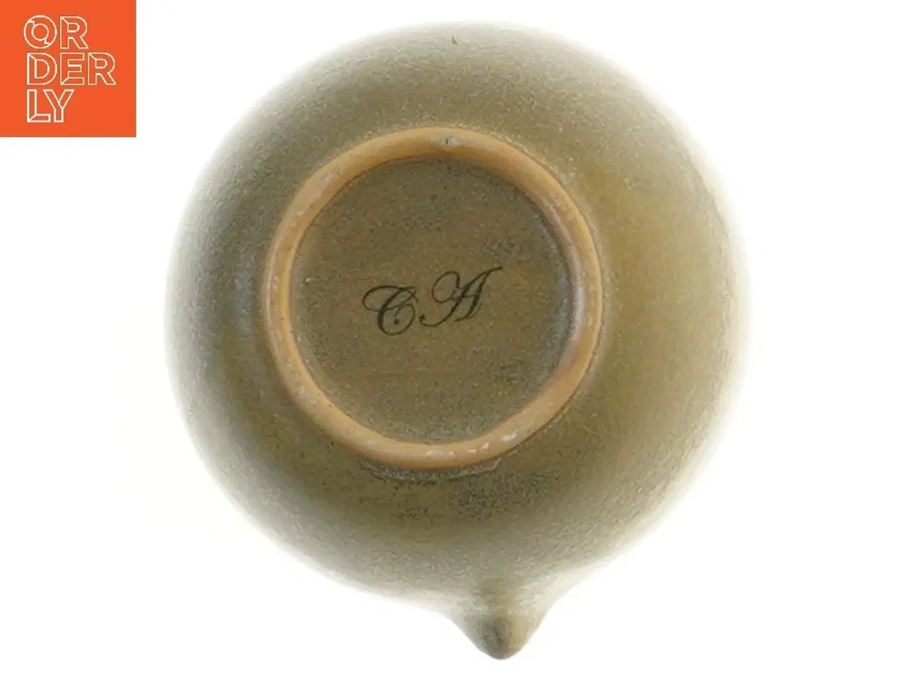 Billede 2 - Keramisk skål med hældetud (str. Ø 11 cm)