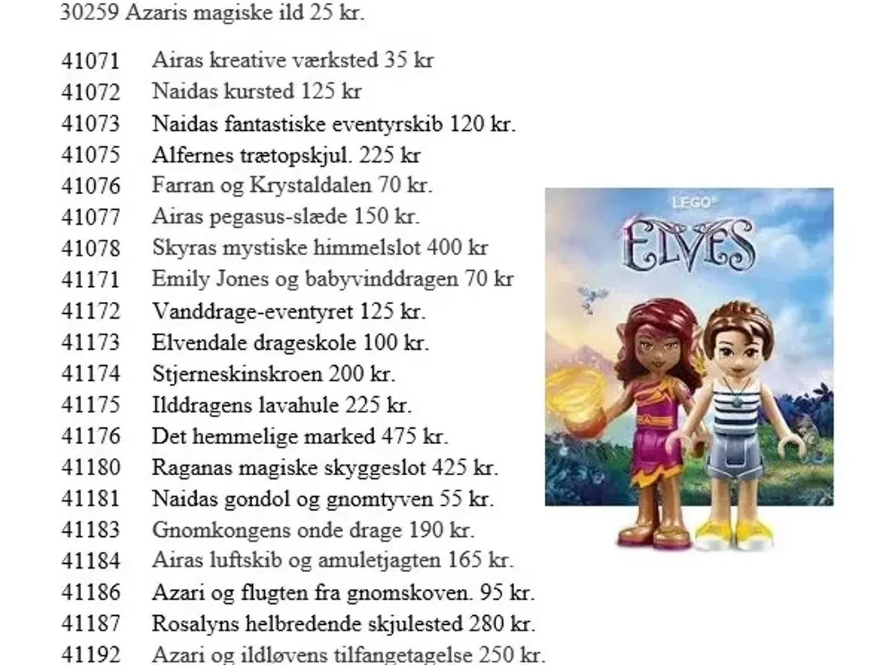 Billede 1 - Lego Elves 41171-172-173-174-175