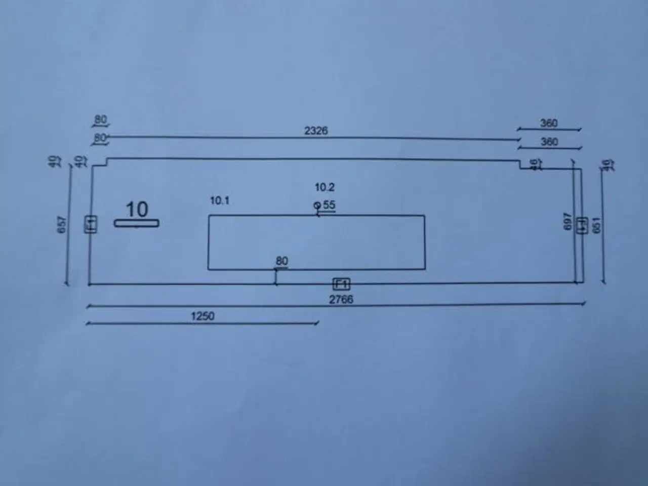 Billede 2 - Badeværelse Håndvask Silstone 20mm