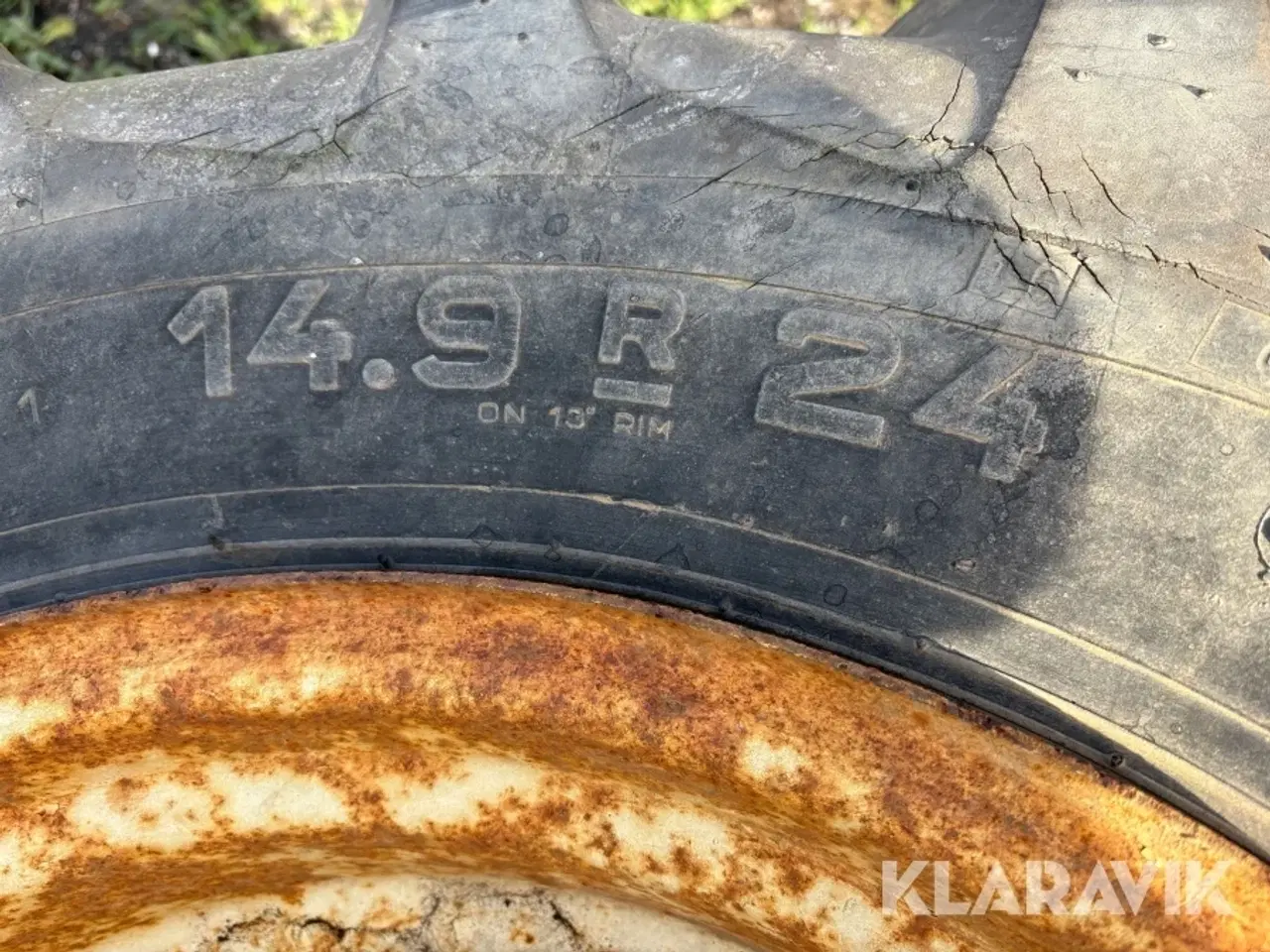 Billede 5 - Dæk og hjul 14.9 R24 og 18.4 R38 2 styk