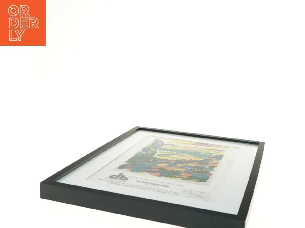 Billede 4 - Indrammet plakat af Gorm Eriksen (str. 53x43 cm)