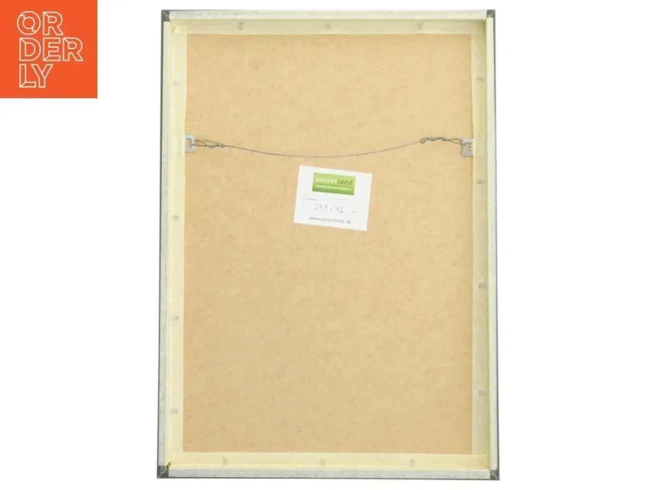 Billede 2 - Billede med ramme af træ (str. 29,8x42 cm)