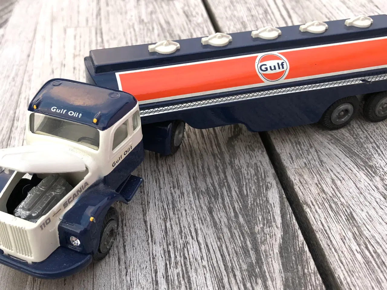 Billede 6 - TEKNO...SCANIA VABIS 110 GULF TANKBIL