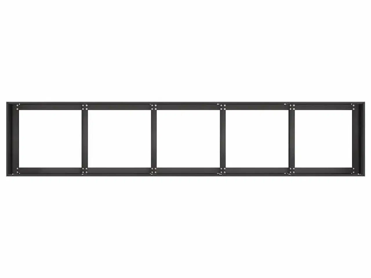 Billede 5 - Plantekasse sort 200x40x40 cm koldvalset stål