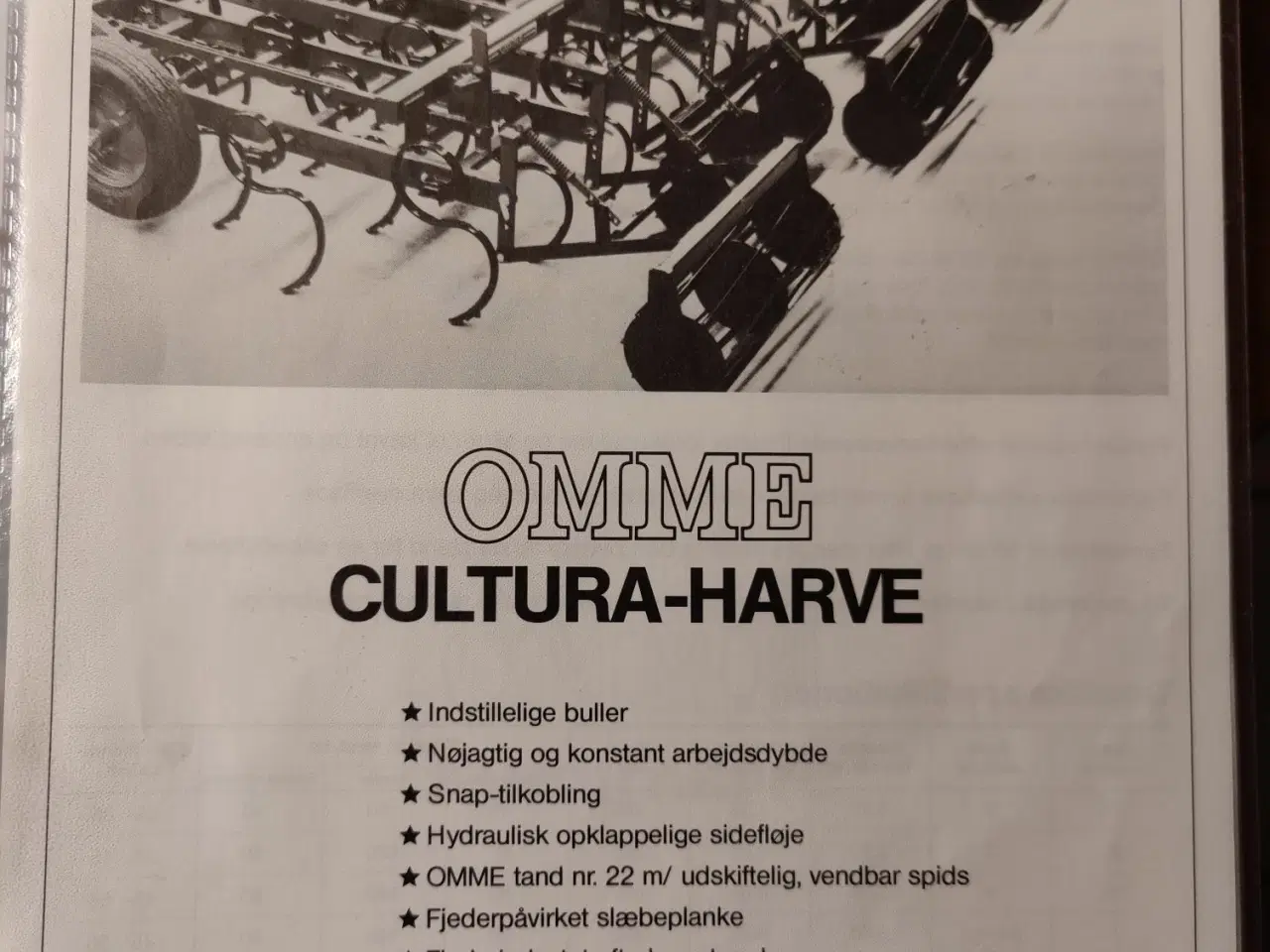 Billede 1 - KØBES: Omme Cultura Harve