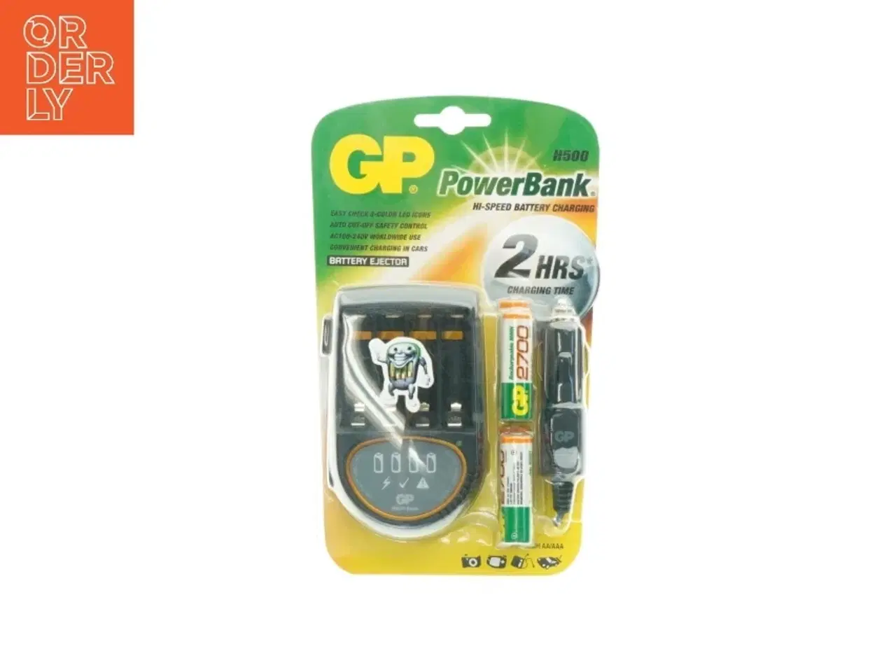 Billede 1 - Genopladelig Powerbank fra GP Batteries (str. 24 x 15 cm)