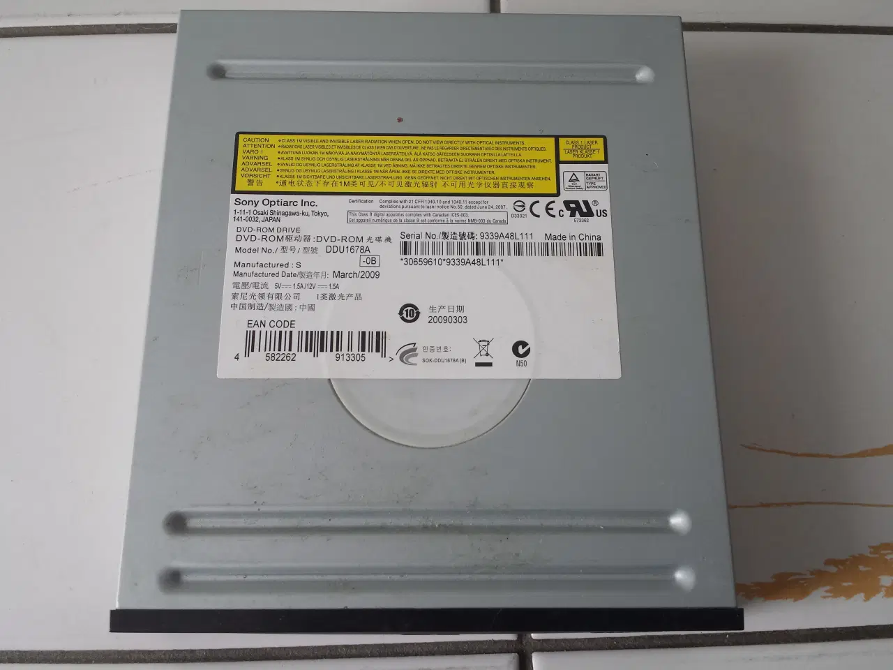 Billede 2 - Sony OptiArc DVD-ROM Læser.