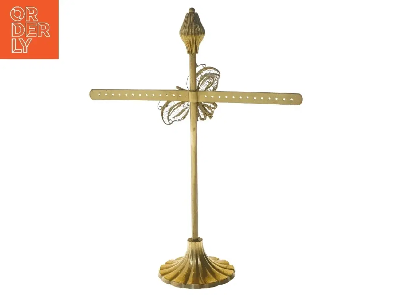 Billede 3 - Guldfarvet smykkestander (str. 25 cm)