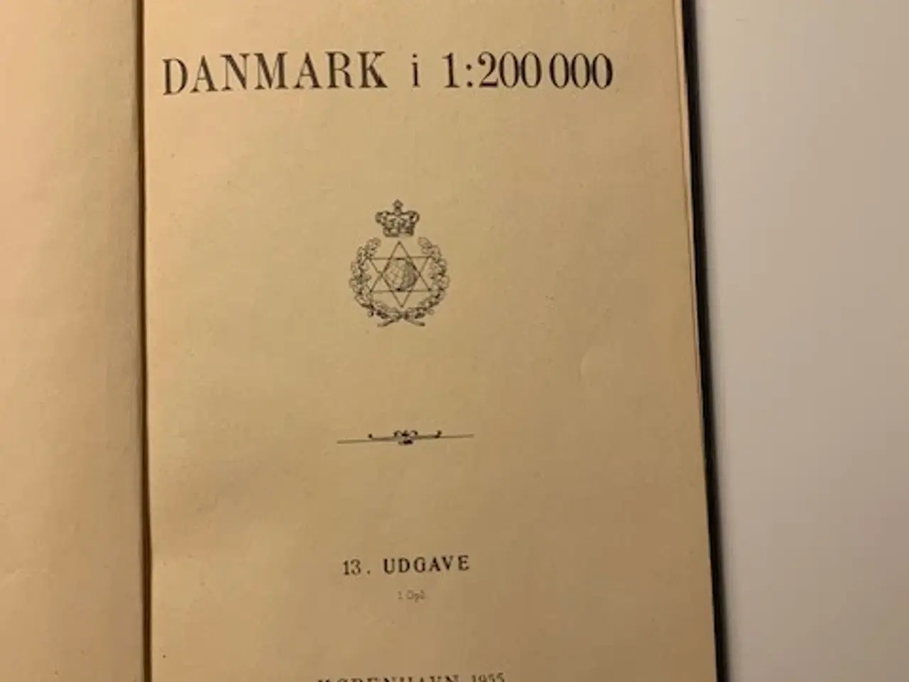 Billede 2 - Geodætisk Instituts Kort over Danmark. 1:200000