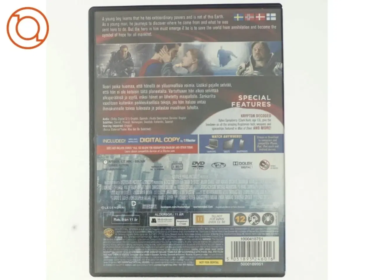 Billede 3 - Superman - Man Of Steel (DVD)