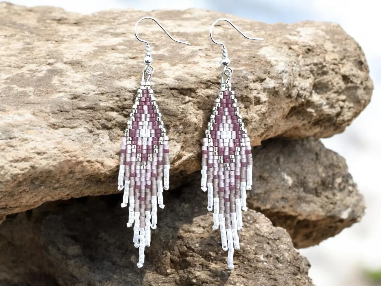 Billede 3 - Grønlandske perle øreringe 