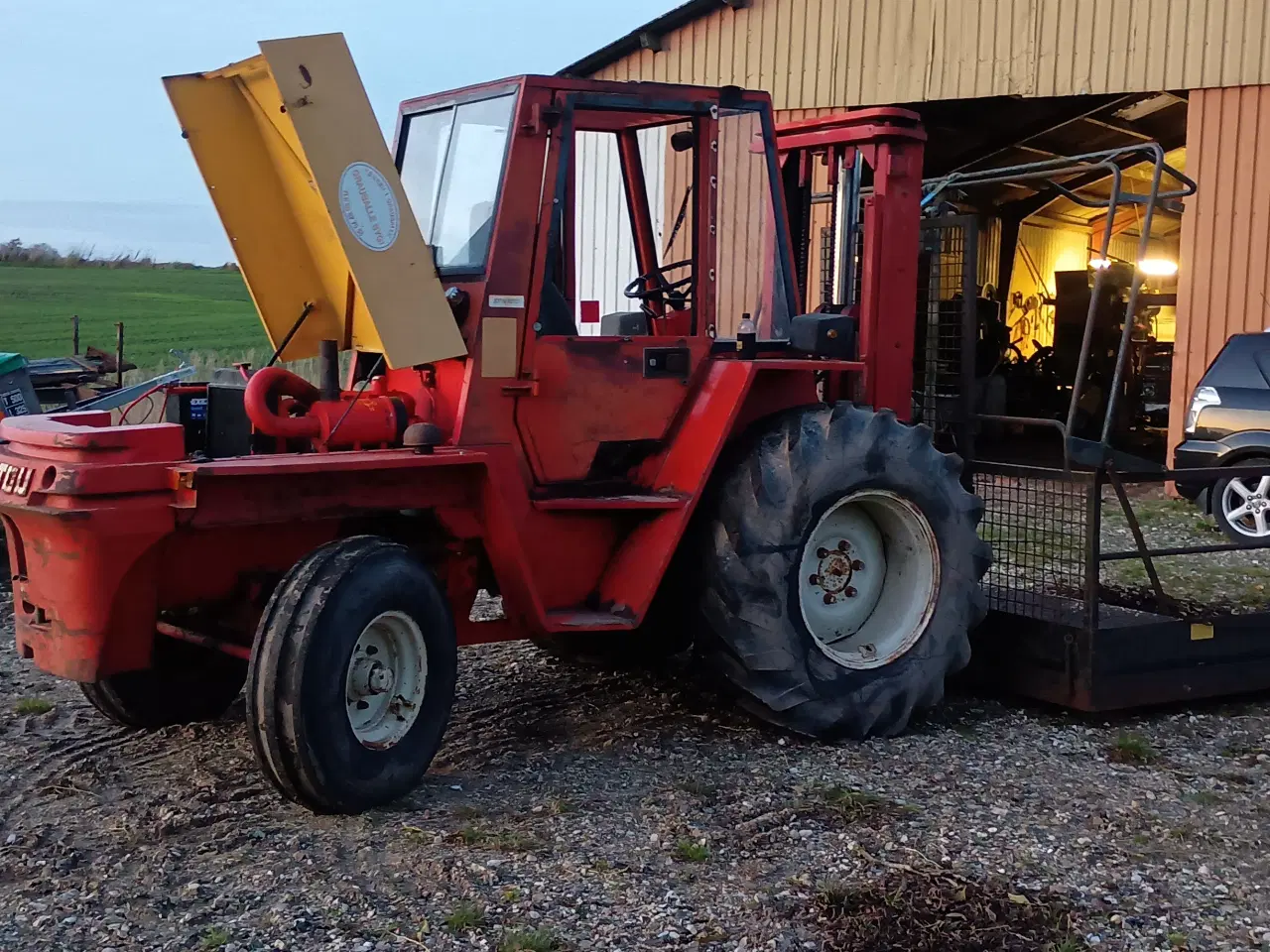 Billede 5 - Manitou truck/byggelift med mandskabskurv