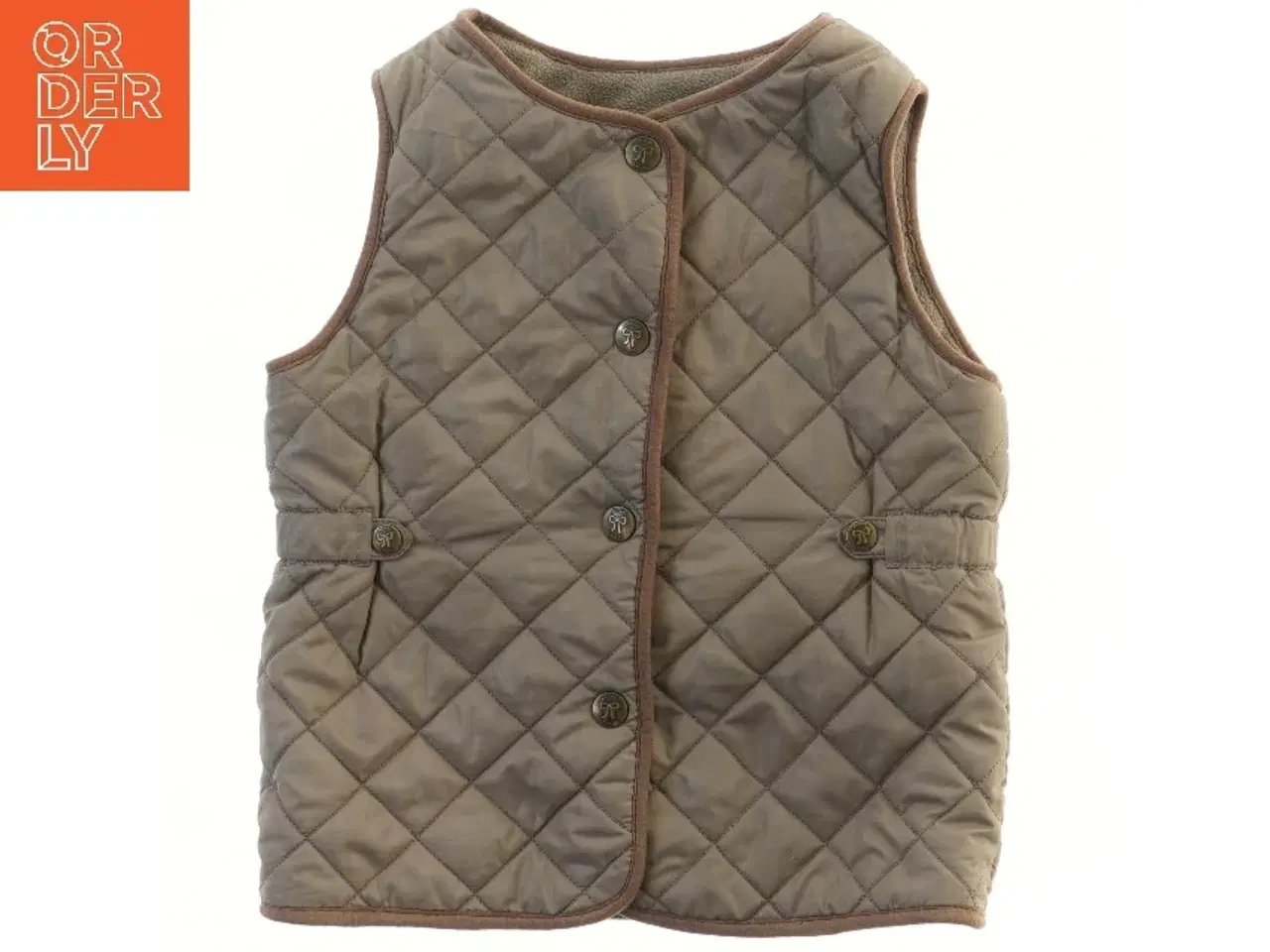 Billede 1 - Quiltet vest med knapper (str. 98)