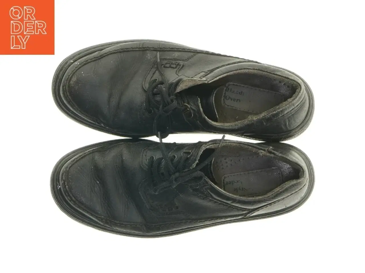 Billede 5 - Sorte lædersko (str. 44 )