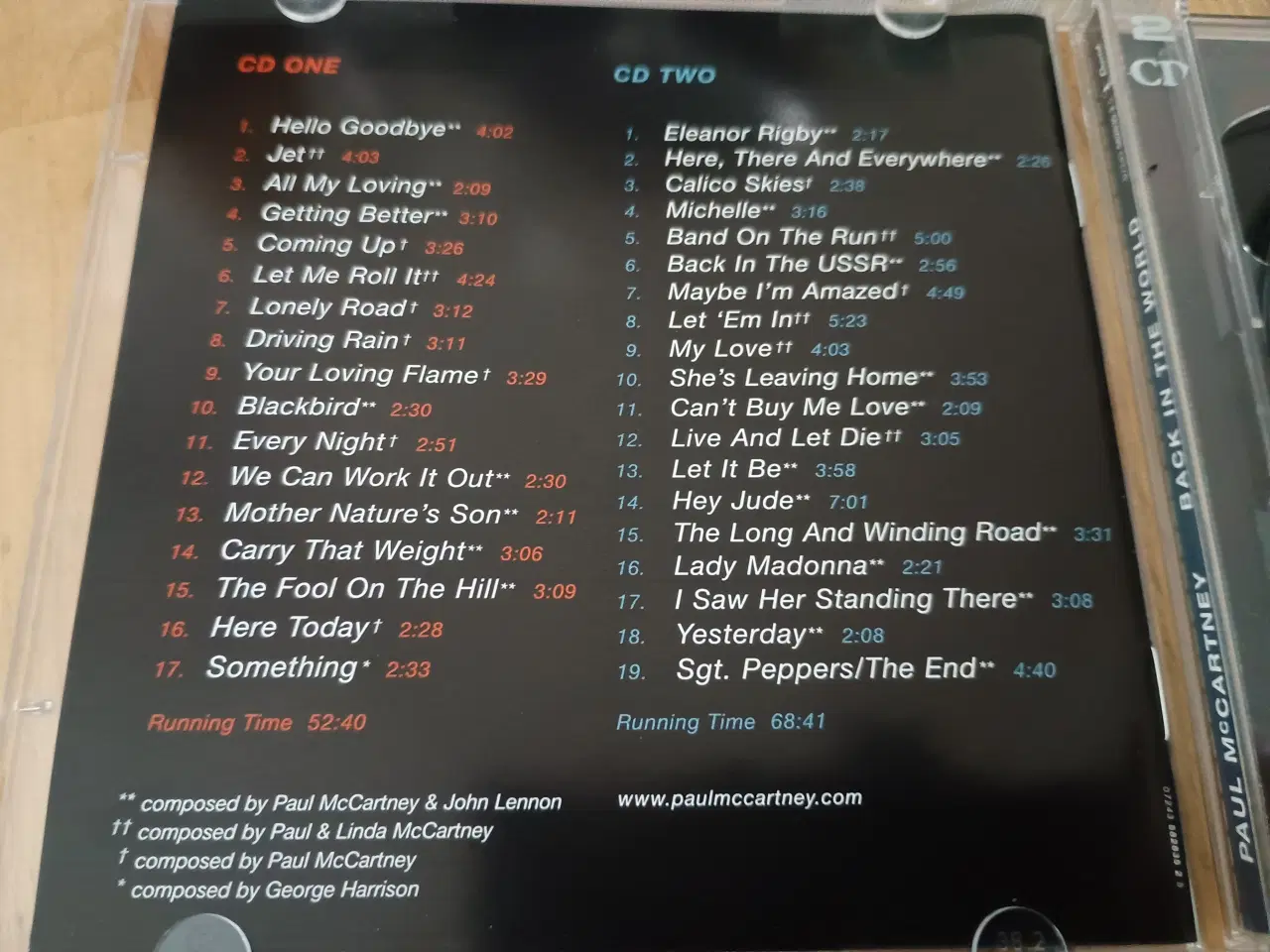 Billede 4 - Paul McCartney, Back In The World.