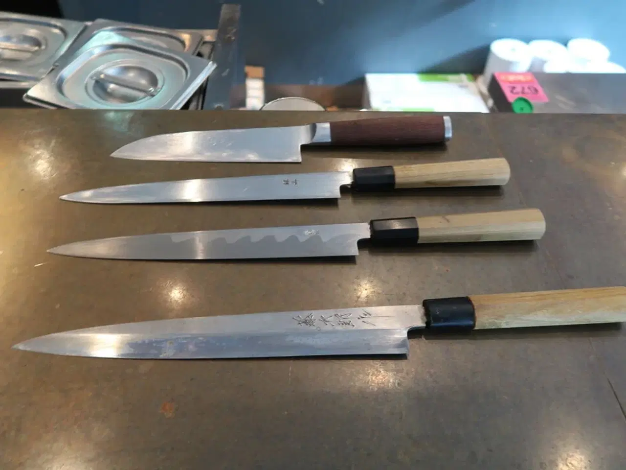 Billede 1 - 4 stk. Kokkeknive