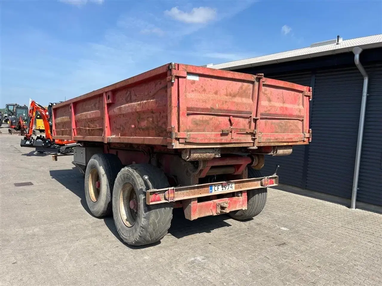 Billede 2 - Holsø HCV170 Kroghejsvogn Incl container